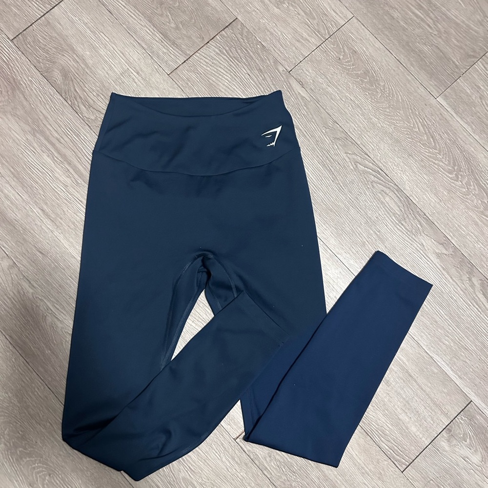 Gymshark Navy Blue High-Waisted Leggings